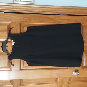 * Pink Rose Elegant Black Sleeveless Lined Chiffon Dress, Size Large, Like New